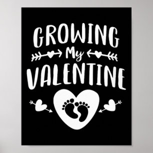 Poster Camiseta Do Dia Dos Namorados Crescendo Minha Mãe