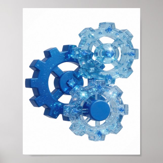 Poster Camiseta Dynamic Blue BLUE GEAR (Frente)