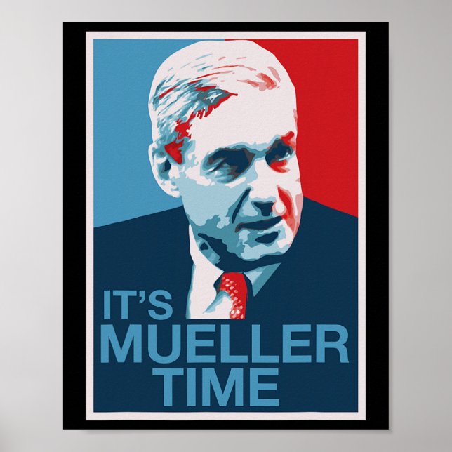 Poster Camiseta É a Hora do Mueller (Frente)