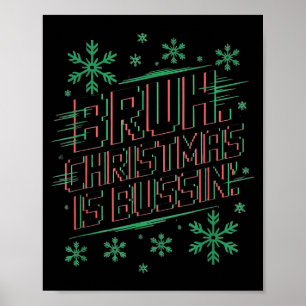 Poster Camiseta engraçada Gen Alpha Gen Z gíria Natal eng
