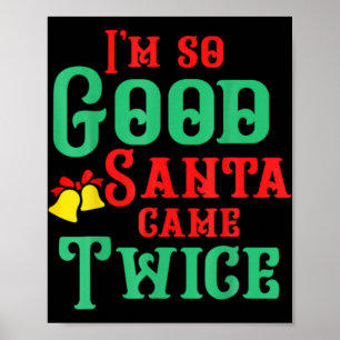 Poster Camiseta engraçada suja safada inadequada de Natal