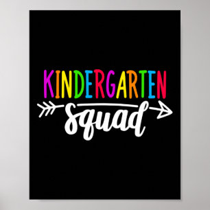 Poster Camiseta Equipe Infantil Maternal Professora Volta