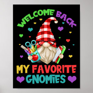 Poster Camiseta Gnome do Professor Divertido - Bem-vindo