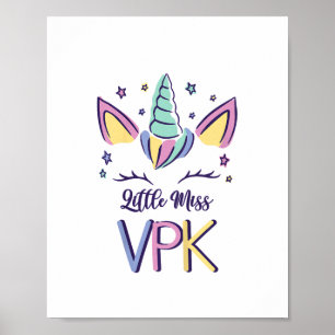 Poster Camiseta Infantil VPK Menina Primeiro Dia Pequena 