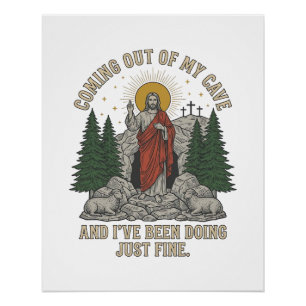 Póster Camiseta Lírica Ressurreição Saindo da Minha Caver