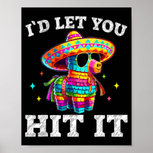 Poster Camiseta masculina feminina deixe bater cinco de m