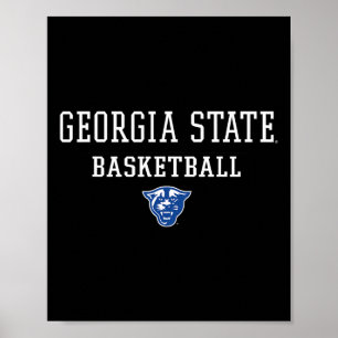 Poster Camiseta Masculina Georgia State R Icon Sketll - P