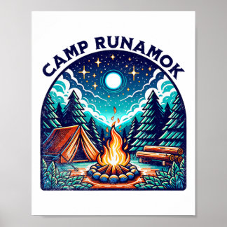 Poster Camiseta Musical Runamok para Crianças Jovens M