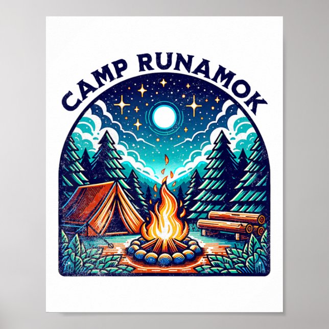 Poster Camiseta Musical Runamok para Crianças Jovens M (Frente)