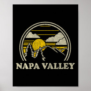 Poster Camiseta Napa Valley Califórnia Ca Vintage Caminha