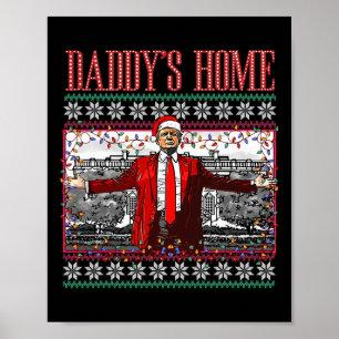 Poster Camiseta Natalina Feia Funny Daddy's Home Trump Xm