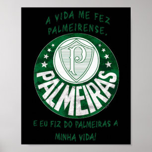Poster Camiseta Palmeiras Brasil Futebol