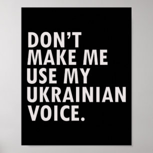 Poster Camiseta Presente da Ucrânia Frase Divertida Ucran