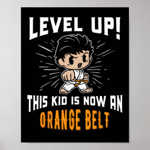 Poster Camiseta Presente Uniforme de Karate Infantil Faix