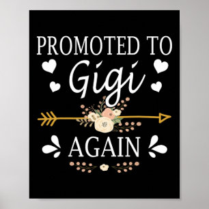 Poster Camiseta Promovido a Gigi Novamente Presentes do D