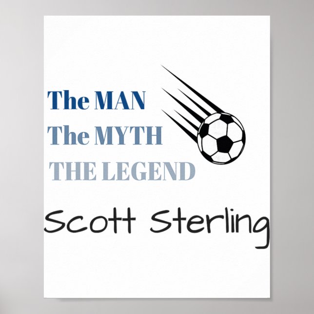Poster Camiseta Scott Sterling Studio C Fã de Goleiro de  (Frente)