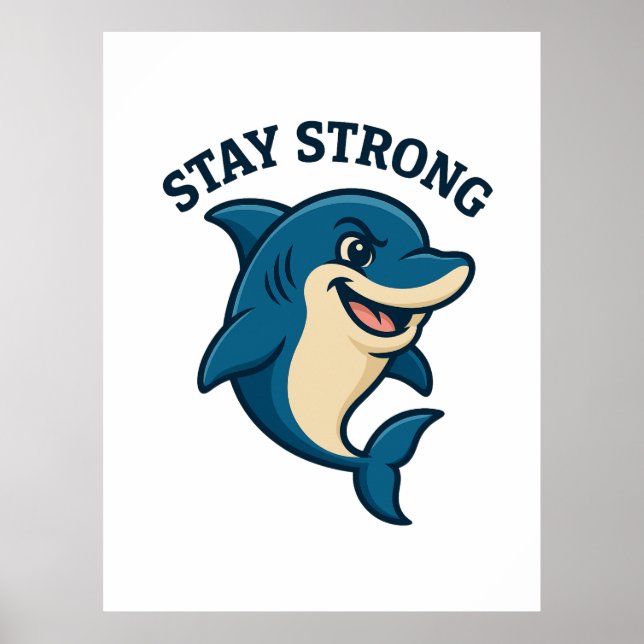 Poster Camiseta Stay Strong Splash (Frente)
