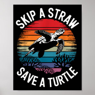 Poster Camiseta Tartarugas Mar Oceano Salvar Tartaruga