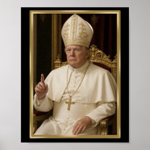 Poster Camiseta Trump Para Papa Presidente Trump Camiseta