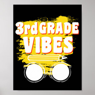 Poster Camiseta Vibes de Volta à Escola 3ª Série Primeiro