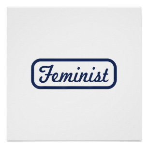 Póster Camiseta Vintage Feminista Poder Feminino Presente