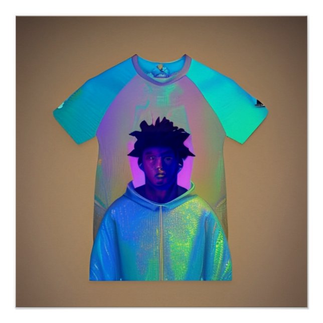 Póster Camiseta y chico (Frente)