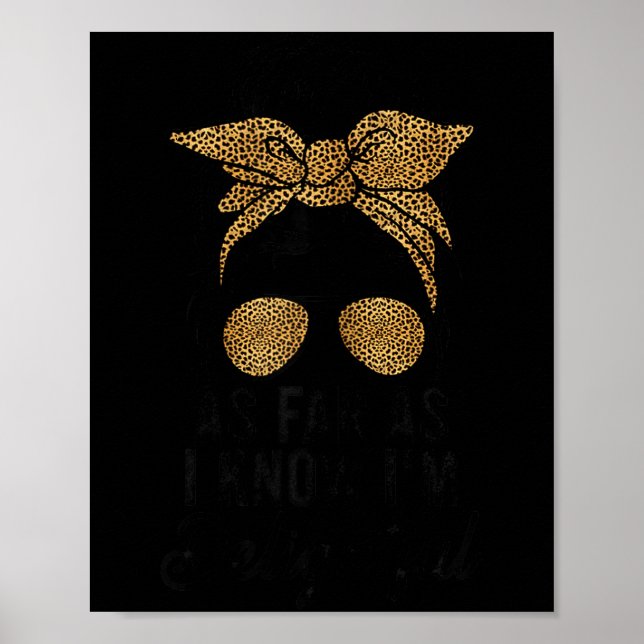 Poster Camisetas com Frases Divertidas e Fofas Até onde S (Frente)