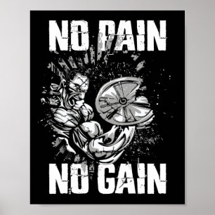 Poster Camisetas de ginásio fitness e musculação para hom