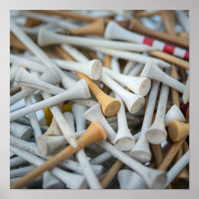 Poster Camisetas de golfe (Frente)