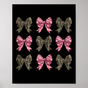 Poster Camo Coquette Arco Duck Caça Crianças Arcos Rapari