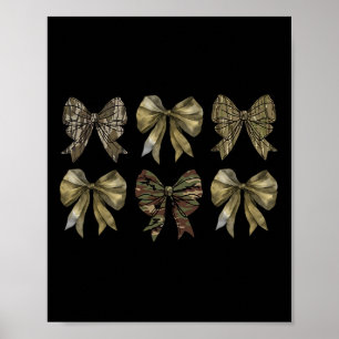 Poster Camo Coquette Arco Duck Caçando Meninas