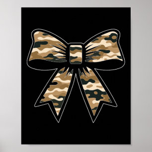 Poster Camo Coquette Arco Duck Duck Duck Caça Mulheres Gi