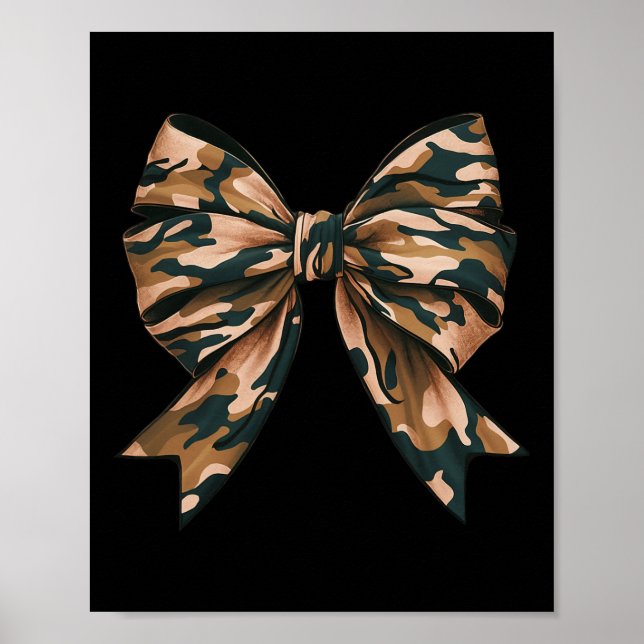 Poster Camo Coquette Arco Duck Duck Duck Caça Mulheres Gi (Frente)