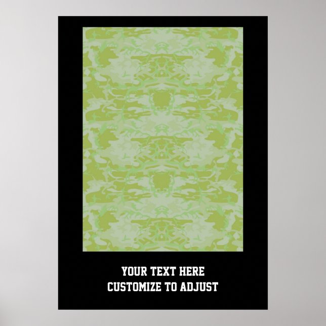 Poster Camo verde (Frente)