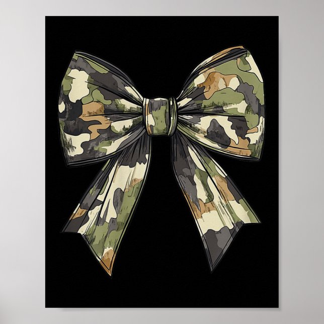 Poster Camouflage Arco Camo Camo Coquette Arco Hunting (Frente)