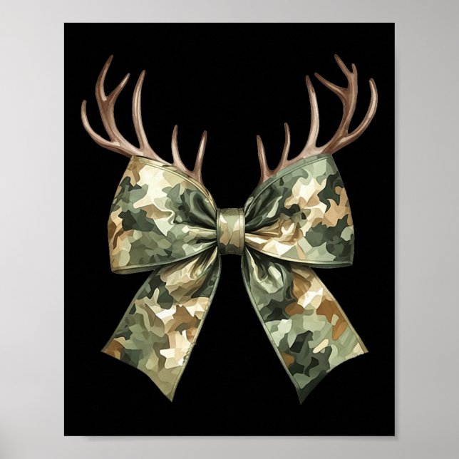 Poster Camouflage Camo Coquette Arco Hunter Deer Hunter W (Frente)