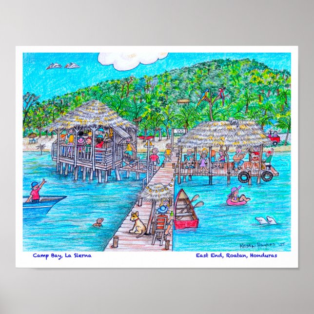 Poster Camp Bay, La Sierna (Frente)