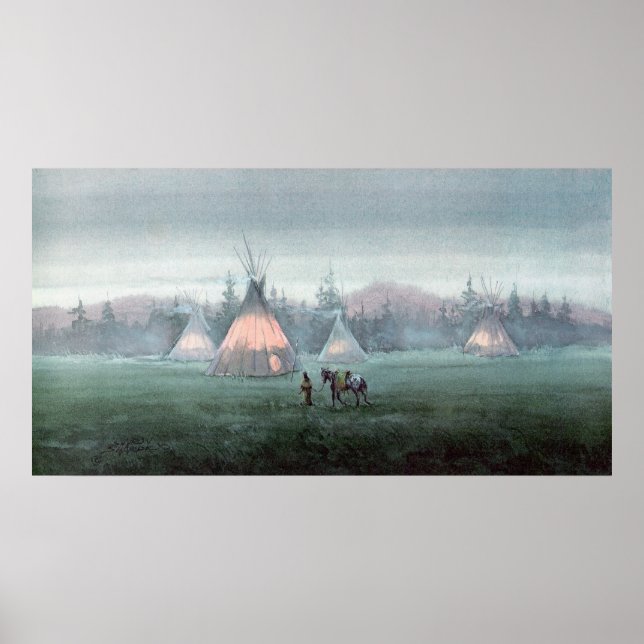 Póster CAMP MISTY TIPI de SHARON SHARPE (Frente)