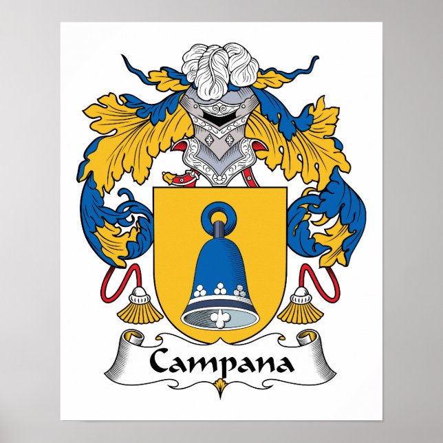 Poster Campana Family Crest (Frente)