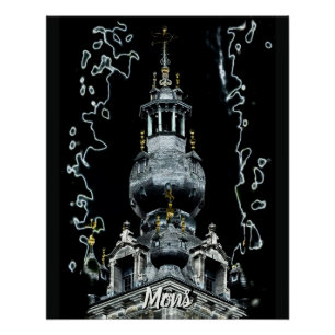 Póster Campanário de Mons