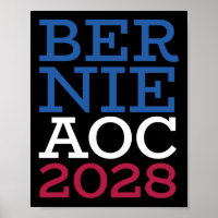 Campanha Bernie Aoc 2028 - Oliveira da Luta Patrió