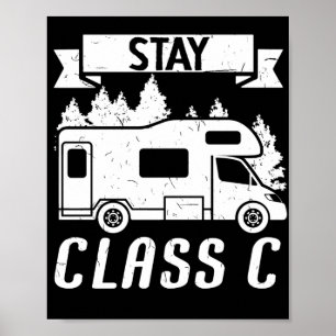 Poster Campanha de acampamento RV para Autohome Classe C