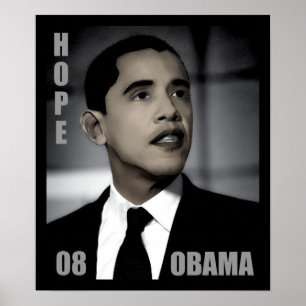 Poster Campanha de Barack Obama para a esperança