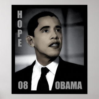 Poster Campanha de Barack Obama pela Esperança