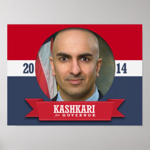 POSTER CAMPANHA DE NEEL KASHKARI