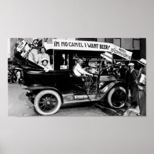 POSTER CAMPANHA DE PROIBIÇÃO REVOGADA - QUERO CERVEJA!