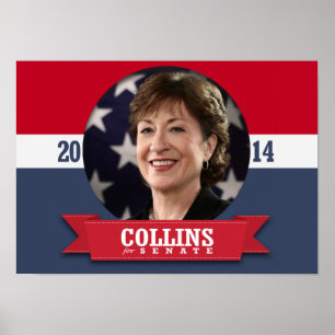 POSTER CAMPANHA DE SUSAN COLLINS