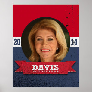 PÓSTER CAMPANHA DE WENDY DAVIS