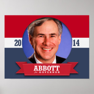 PÓSTER CAMPANHA GREG ABBOTT