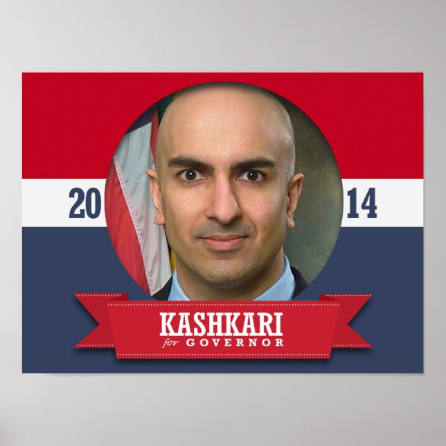 POSTER CAMPANHA NEEL KASHKARI (Frente)